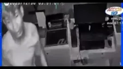 Ladrón en Estelí se delata al quitarse su propio pasamontañas frente a cámara de seguridad