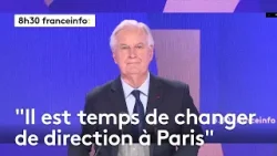 Municipales à Paris, avenir de la droite...Michel Barnier dans le "8h30 franceinfo" Municipales à Paris, avenir de la droite...Michel Barnier dans le "8h30 franceinfo"