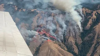 'Timber Fire' forcing evacuations in Big Sur area of Monterey Co. quadruples in size to 1700 acres