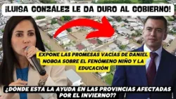Luisa González expone las promesas vacías de Noboa sobre El Niño y la educación