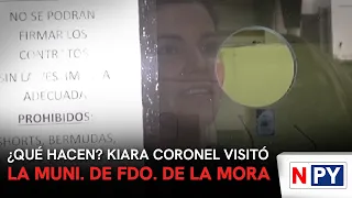 What are they doing? Kiara Coronel visited the Fernando de la Mora City Hall