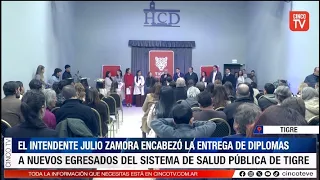 CINCO TV - PUBLIC HEALTH: TIGRE RECOGNIZED 27 RESIDENTS AND CHIEF RESIDENTS