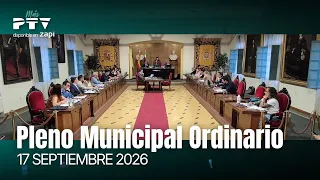 🏦 Ordinary Municipal Plenary Session PTV Linares HD | Sep 17
