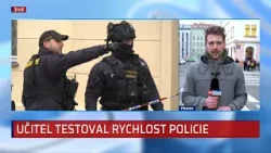 Střelbu na pražské škole nahlásil učitel, testoval reakci policie. Záběry ukazují její zásah Střelbu na pražské škole nahlásil učitel, testoval reakci policie. Záběry ukazují její zásah