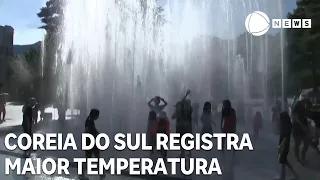 South Korea records highest temperature in its history