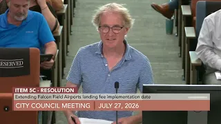 City Council Meeting - 7/27/2026