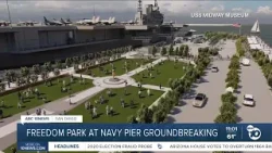 Groundbreaking held for Freedom Park at Navy Pier