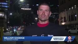 Runner attempting world record with 50 marathons in 50 states stops in Kansas City