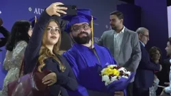 ئاهەنگی دەرچوونی خوێندكارانی زانكۆی ئەمریكی لە سلێمانی بەڕێوەچوو