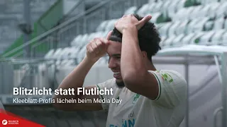 Flashbulbs instead of floodlights: Kleeblatt pros smile at Media Day