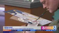 Spotlighting Mouth Painter & Author Peter Soby for National Disability Employment Awareness Month