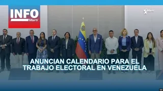 Electoral work calendar announced in Venezuela