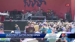 Jazz Fest gates have opened