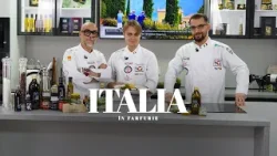 Italia în Farfurie - "Nero carpaccio cu 3 stiluri de parmiggiano reggiano"  by Chef Andrei Grigoras