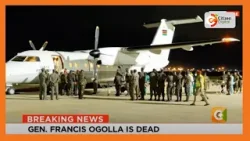 Remains of the victims of the KDF chopper crash arrive in Nairobi