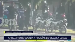Arrojaron una granada contra policías durante un operativo en un barrio de Córdoba