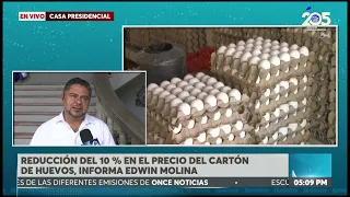 Agreement reached for a 10% price reduction on egg cartons