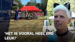 Kinderen vermaken zich prima tijdens Zummerspeulen in Thesinge
