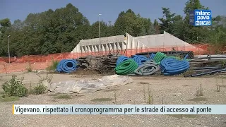 Vigevano, construction schedule for the Ticino bridge access roads on track