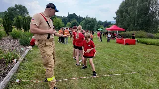 Young firefighters competed in Wojsławice - Recreational sports competition complete