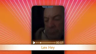 TV Oranje app video message - Lex Hey