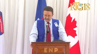Lekòl nasyonal polis la fè poz premye pyè konstriksyon 16 sal klas pou  aspiran polisye yo.