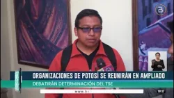 Organizaciones sociales de Potosí tendrán un ampliado departamental con miras al Congreso del MAS