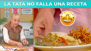 ¡PARA CHUPARSE LOS DEDOS! Claudia preparó costillitas de cerdo a la riojana con revueto de gramajo