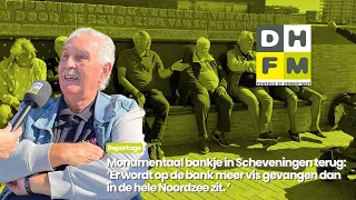 Monumental unnamed bench is back in Scheveningen: 'It was about time it came back'