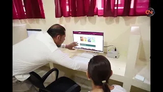 La alcaldesa de Atoyac Clara Bello Rios inaugura biblioteca virtual ubicada dentro de la biblioteca