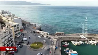 'Έντονη δυσοσμία και " καφέ " η θάλασσα από λύματα μια ανάσα από το Κούλε