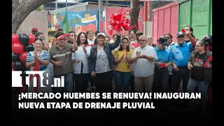 New drainage project improves conditions at Roberto Huembes Market