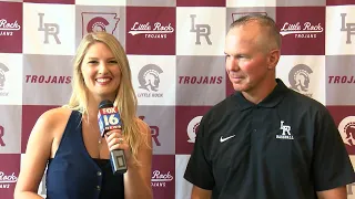One-on-one with Little Rock head baseball coach Chris Curry ahead of Super Regionals