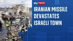 Missile strike devastates Israeli town as Iran vows revenge for Khamenei killing
