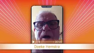 TV Oranje app video message - Doeke Hemstra