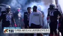 Jackson State holds off Florida A&M for 27-17 homecoming win