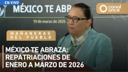 Las mañaneras del pueblo - México te abraza: repatriaciones de enero a marzo de 2026 (19/03/2026)