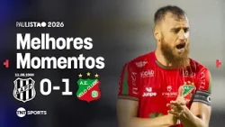 VELO CLUBE ACERTA A TRAVE DUAS VEZES, MAS CONSEGUE A VITÓRIA! PONTE PRETA 0X1 VELO CLUBE