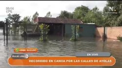 Ayolas, city affected by the river flooding