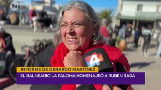 Gerardo Martínez Report | La Paloma Beach Resort honored Ruben Rada