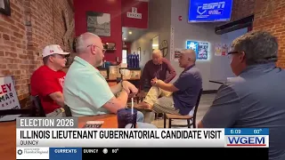 Illinois lieutenant gubernatorial candidate makes campaign stop in Quincy