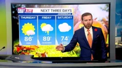 First Alert Forecast: Thursday, October 15 - Morning