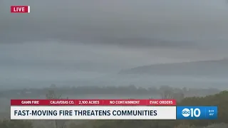 Gann Fire in Calaveras County | Tuesday 8 a.m. update