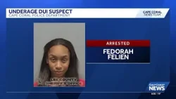 Женщине предъявлено обвинение в вождении в нетрезвом виде после того, как ее обвинили в движении ...