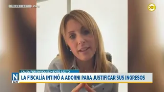 Prosecutor demands Adorni justify his income │N8:30PM│08/26/10