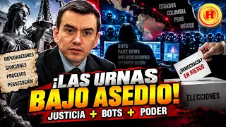¡Alerta democrática! Noboa acorrala a la oposición y destapan red de manipulación electoral