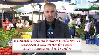 Li Enqereyê di nava keş û hewaya siyasî a xurt de li kolanan, li bazaran mijarên sereke debar e qeyr