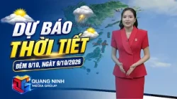 Weather forecast for the night of October 8 and October 9, 2026