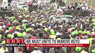 Gachagua Urges Western Opposition Leaders to Rally Behind One-Term Agenda. #ebrunews