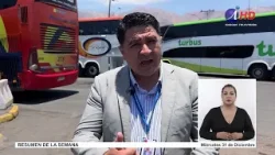 Fiscalizan terminal de buses previo al feriado de fin de año (31.01.2025) LENGUA DE SEÑAS
